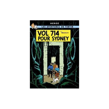 Poster - Tintin Vol 714 pour Sydney - Plan 714 till Sydney
