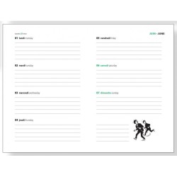 Tintin - Kalender bok 10 x 15 cm 2026