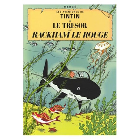 Poster - Tintin Le tresor de Rackham le Rouge - Rackham den Rödes skatt