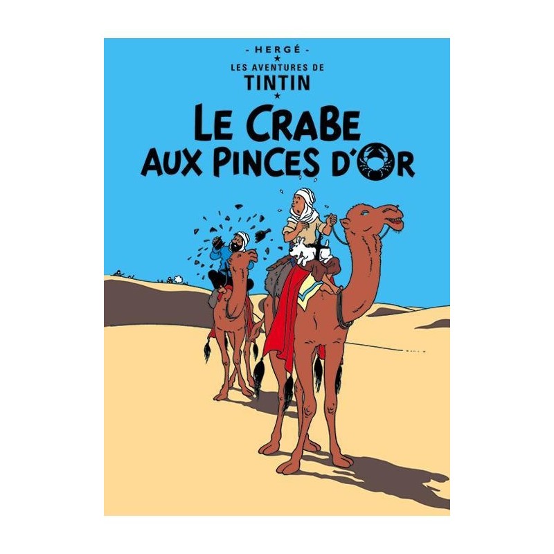Poster - Tintin Le Crabe aux Pinces d'Or -Krabban med guldklorna Poster - Tintin Le Crabe aux Pinces d'Or -Krabban med guldklorna