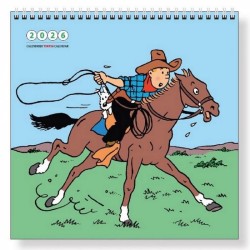 Tintin - Väggkalender 30 x 30 cm 2026