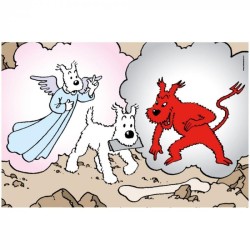 Tintin - Pussel - Milou, Ängel och Djävul