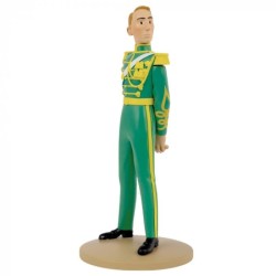 Tintin - Statyett - Hergé som officer