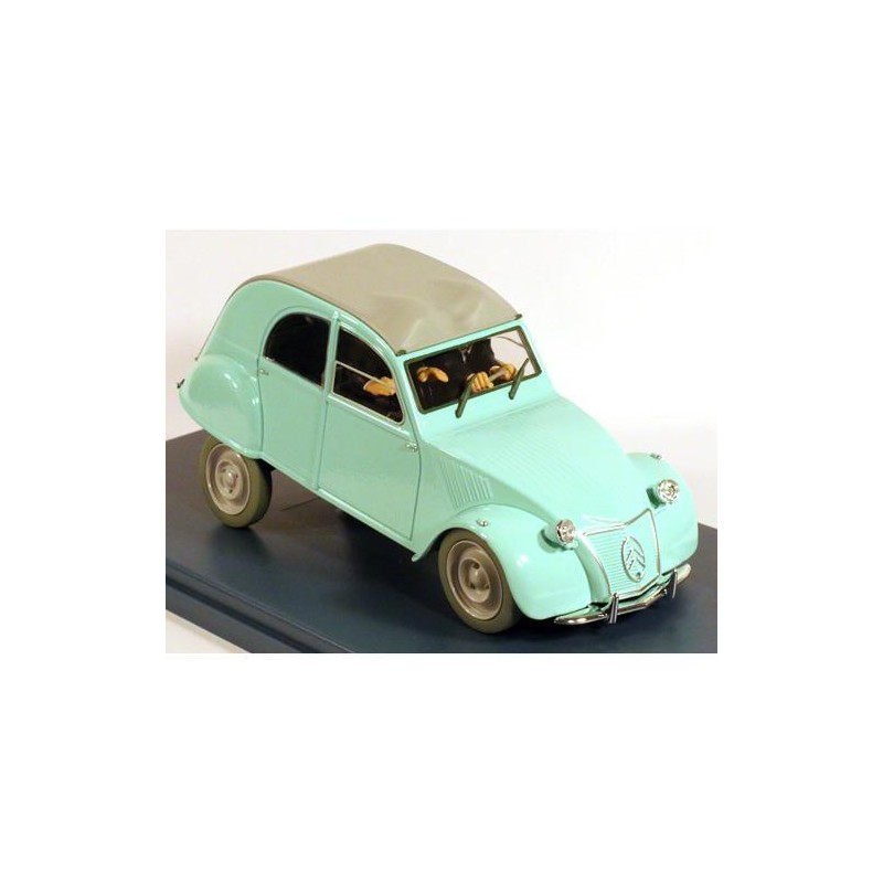 Tintin - 1:24 Modellbil 8 - Dupontarnas Citroen 2CV