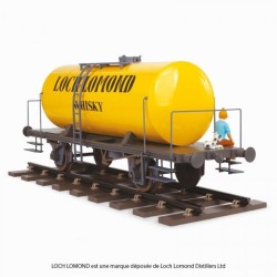 Tintin - Loch Lomond tågvagn med Tintin & Milou – 77 cm